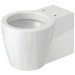 DU Wand-WC Starck 1 575 mm Tiefspüler, Durafix, weiß WonderGliss