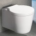 DU Wand-WC Starck 1 575 mm Tiefspüler, Durafix, weiß WonderGliss