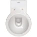 DU Wand-WC Starck 1 575 mm Tiefspüler, Durafix, weiß WonderGliss