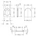 DU WC-Sitz Starck 3 mit SoftClose Scharniere edelstahl, weiß