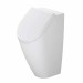 DU Urinal Rimless ME by Starck, weiß Abgang waagrecht, Ausführung f. Deckel