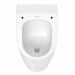 DU Urinal Rimless ME by Starck, weiß Abgang waagrecht, Ausf.f.Deckel, HYG