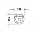 Duravit Urinal Set Starck 1 mit Deckel inkl. Beschichtung 08353200001