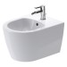 DU Wand-Bidet ME by Starck 480 mm mit ÜL , mit HLB, 1 HL, weiß,Durashield