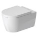 DU WWC-Set 570mm ME by Starck,Hygiene- F lush,Weiß Durashield,riml.,TS,WC-Sitz