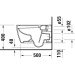 DU WWC-Set 570mm ME by Starck,Hygiene- F lush,Weiß Durashield,riml.,TS,WC-Sitz