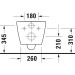 DU WWC-Set 570mm ME by Starck,Hygiene- F lush,Weiß Durashield,riml.,TS,WC-Sitz