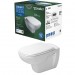 DU WWC-Set D-Code, rimless, Durafix TS,weiß, inkl.WC-Sitz m.Absenkautomatik