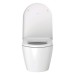 DU Wand-WC ME by Starck 570 mm Tiefspüle r, Durafix, weiß,Durashield