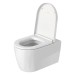 DU Wand-WC ME by Starck 570 mm Tiefspüle r, Durafix, weiß,Durashield