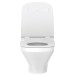 DU Wand-WC Set DuraStyle Weiß, rimless Tiefspüler inkl.WC-Sitz m.Absenkautom.