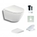 Duravit D-Neo wandhängendes Tiefspül-WC Compact rimless, weiß 2588090000