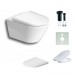 Duravit D-Neo wandhängendes Tiefspül-WC rimless, weiß 2577090000