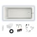 Duscholux Prime-Line 1800x750x450 Rechteck Badewanne weiß 615261000001