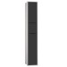 emco asis Gäste-WC-Modul (150) UP, 964mm, o.EB-Rahmen, alu/schwarz