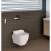 GE Geberit AquaClean Tuma Comfort WC-Komplettanlage Wand-WC Edelstahl geb.