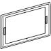 Geberit Sigma70 Abdeckrahmen für BetPl. glanzchrom