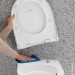 Geberit Acanto Set WWC m. WC-Sitz, Tiefspüler TFlush, geschl.Fo, T:53cm, weiß,KeraTect