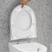 GE Acanto Set WWC m. WC-Sitz, Tiefspüler TurboFlush, geschl. Form, T:53cm, weiß