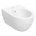 Geberit Acanto Wandbidet, mit Überlauf geschl. Form, T:53cm, weiß, KeraTect