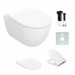 Geberit Acanto wandhängendes Tiefspül-WC mit KeraTect Beschichtung, weiß 502774008