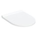Geberit Acanto WC-Sitz mit Abs-Auto. QuickRelease verriegelbar, antibak, weiß