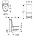 Geberit AquaClean Mera Classic WC-Komplettanlage AP Stand-WC weiß-alpin