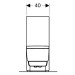 Geberit AquaClean Mera Classic WC-Komplettanlage Aufputz Stand-WC Glas weiß