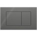 Geberit Sigma 40 BetPl., für 2-Mengen-Spülung Square, Glas, Lava