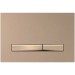 Geberit Sigma50 BetPl., für 2-Mengen-Spülung Metallfarbe rotgold, rotgold gebü./Etc