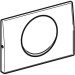 Geberit Betätigungstaste Mambo, für Spül-Stopp-Spülung, Edelstahl, verschraubbar