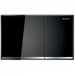 Geberit Betätigungstaste Sigma60, für 2-Mengen-Spülung, Glas Schwarz