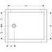 GEBERIT CleanFloor30 Duschfläche 1100 x 800 x 35 mm integriert, mit Dichtvlies, Mittelablauf, verschiedene Farben und Montagezubehör zur Auswahl