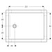 GEBERIT CleanFloor30 Duschfläche 1100 x 900 x 35 mm integriert, mit Dichtvlies, Mittelablauf, verschiedene Farben und Montagezubehör zur Auswahl