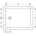 GEBERIT CleanFloor30 Duschfläche 1200 x 900 x 35 mm integriert, mit Dichtvlies, Mittelablauf, verschiedene Farben und Montagezubehör zur Auswahl