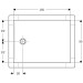 GEBERIT CleanFloor30 Duschfläche 1500 x 900 x 35 mm integriert, mit Dichtvlies, Mittelablauf, verschiedene Farben und Montagezubehör zur Auswahl