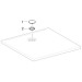 GEBERIT CleanFloor30 Duschfläche 800 x 800 x 35 mm integriert, mit Dichtvlies, Mittelablauf, verschiedene Farben und Montagezubehör zur Auswahl 