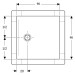 GEBERIT CleanFloor30 Duschfläche 900 x 900 x 35 mm integriert, mit Dichtvlies, Mittelablauf, verschiedene Farben und Montagezubehör zur Auswahl