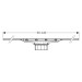 GE CleanLine30 Duschrinne, 30-110 cm Edelstahl gebürstet