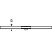 GE Duschrinne CleanLine60, M 30-130 cm  