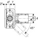 Geberit CleanLine Rohbauset für Duschrinnen, für Estrichhöhe am Einlauf 65-90 mm