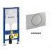 Geberit Duofix Basic UP100 Element inkl. Wandanker  mit Delta UP-SPK 12 cm,  passende Betätigungsplatten zur Auswahl 458103001