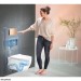 Geberit Duofix Element für WWC, 112 cm mit Sigma UP-SPK 12 cm, E-/K-Anschl.Dose