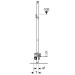 Geberit Duofix Element für Dusche 130cm mit Wandablauf Wandarmatur AP d40
