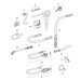 Geberit Duofix Element f. WWC, 112cm m. Sigma UP-SPK 12cm, f. Geruchsabsaugung/Abluft