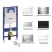 Geberit  Duofix Element Set für Wand WC, Bauhöhe 112 cm UP320 111300005 