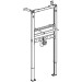 Geberit DuofixBasic Element f. WT, 112 cm Standarmatur