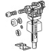GE Typ 383 Füllventil, WA seitlich 3/8", Nippel aus Messing, für AP-SPK