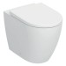 Geberit iCon Set SWC, Tiefsp., wandbündig geschl.,TurboFlush, WC-Sitz T:56cm, weiß