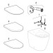 Geberit iCon Set SWC, Tiefsp., wandbündig geschl.,TurboFlush, WC-Sitz T:56cm, weiß